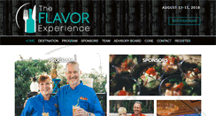 Desktop Screenshot of flavorexperience.com